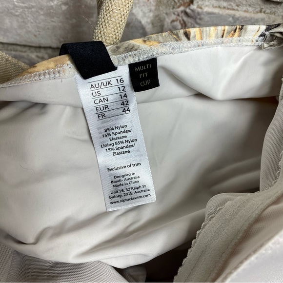 NWT Nip Tuck Retro' spective Jean Tummy Control One Piece Swimsuit - Picture 10 of 15